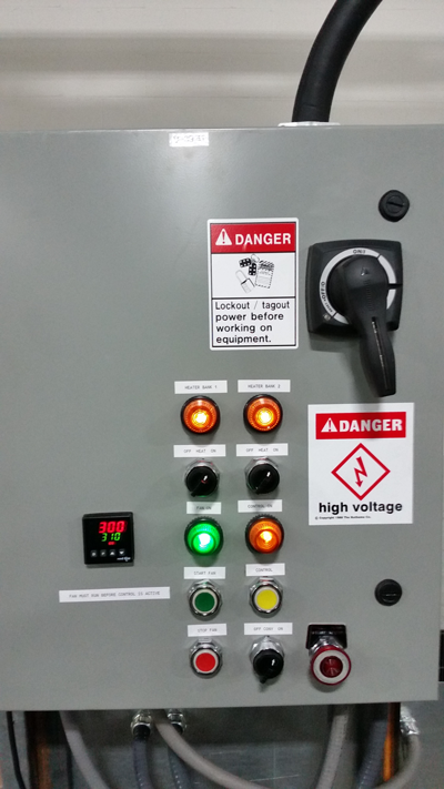 DRYER PANEL SILVER TUNNEL